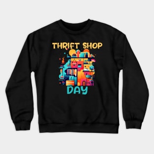Thrift Shop Day Fantastic Finds Crewneck Sweatshirt